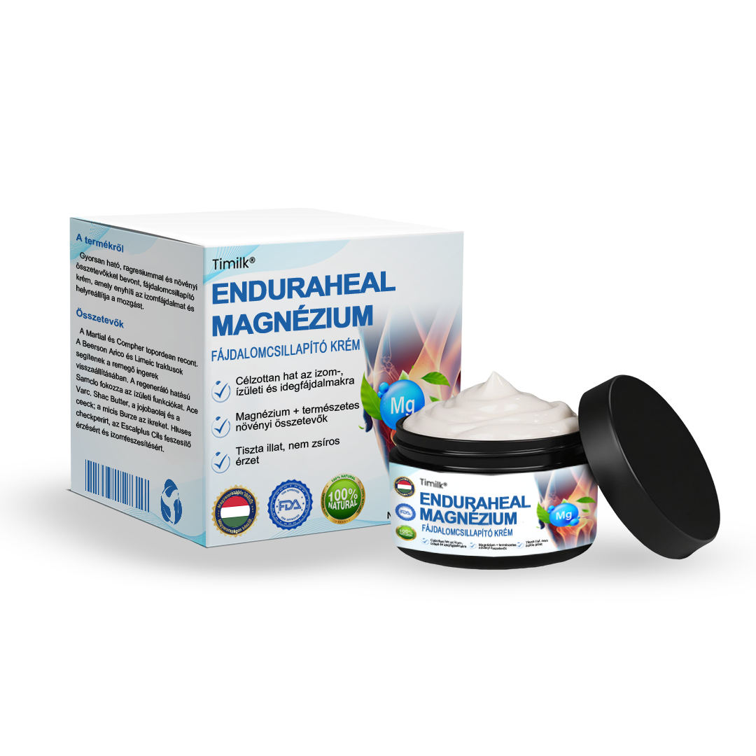 Timilk® EnduraHeal magnéziumos fájdalomcsillapító krém (ízületi gyulladás, neuropátia, reuma, sportsérülések stb. kezelésére)🔥🔥