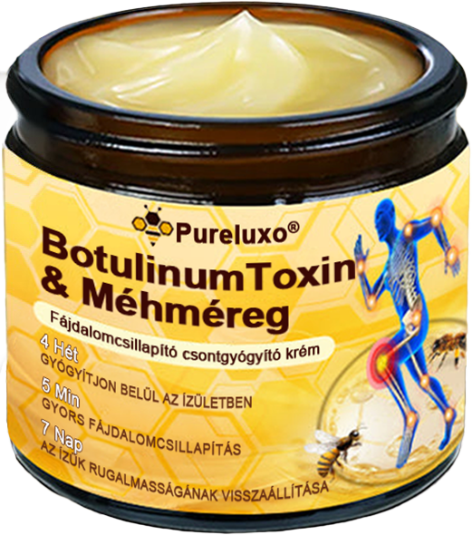 🦴Pureluxo® Botulinum Toxin és Méhméreg Fájdalomcsillapító Csontgyógyító Krém🐝 🔥(Kifejezetten időseknek & ortopéd szakorvosok ajánlásával)🦴🦴🦴