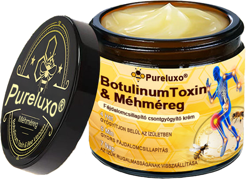 🦴Pureluxo® Botulinum Toxin és Méhméreg Fájdalomcsillapító Csontgyógyító Krém🐝 🔥(Kifejezetten időseknek & ortopéd szakorvosok ajánlásával)🦴🦴🦴