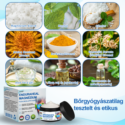 Timilk® EnduraHeal magnéziumos fájdalomcsillapító krém (ízületi gyulladás, neuropátia, reuma, sportsérülések stb. kezelésére)🔥🔥