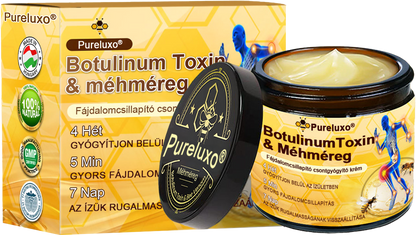 🦴Pureluxo® Botulinum Toxin és Méhméreg Fájdalomcsillapító Csontgyógyító Krém🐝 🔥(Kifejezetten időseknek & ortopéd szakorvosok ajánlásával)🦴🦴🦴