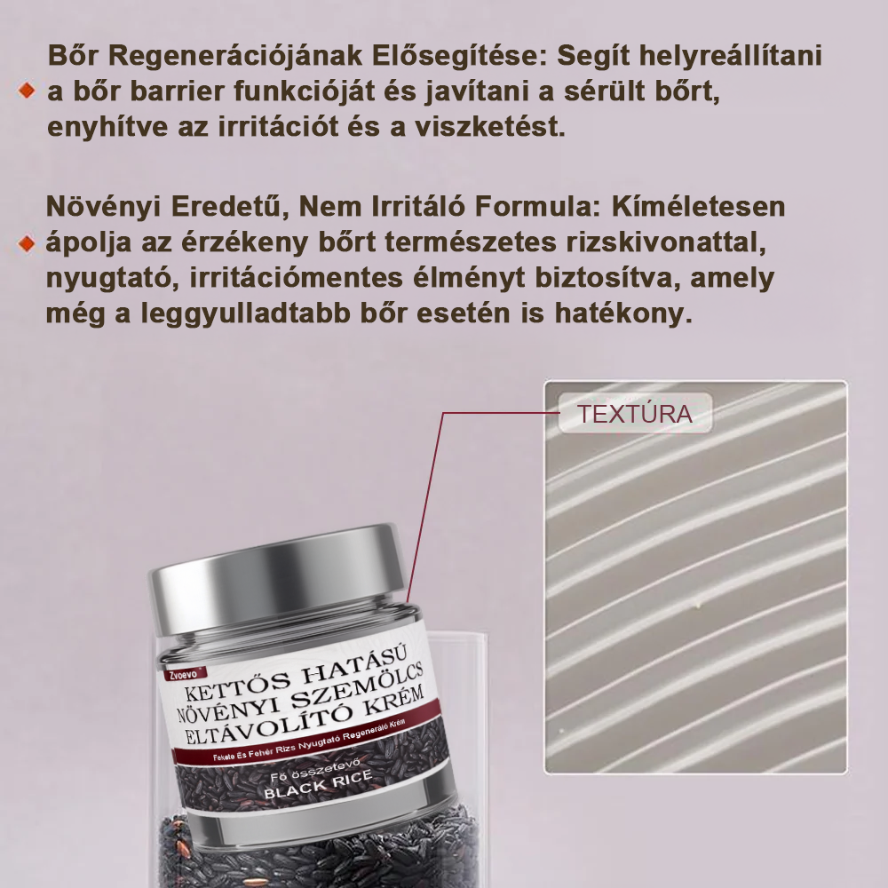 ✅ Pureluxo® Fekete Rizses Bőrregeneráló Krém 👨‍⚕️ (Szemölcsök, bőrkinövések, foltok és hiperpigmentáció kezelésére)✅✅✅