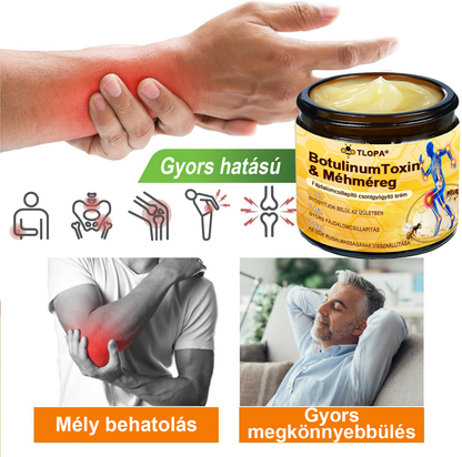 🦴TLOPA® Botulinum Toxin és Méhméreg Fájdalomcsillapító Csontgyógyító Krém🐝 🔥(Kifejezetten időseknek & ortopéd szakorvosok ajánlásával)🦴🦴