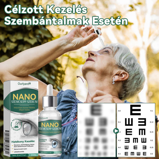 👩‍⚕️ Ourlyard® Nano Szemcsepp Szérum ✅ OGYÉI engedéllyel (alkalmas presbiópia, száraz szem szindróma, zöldhályog és szürkehályog kezelésére) ☘️