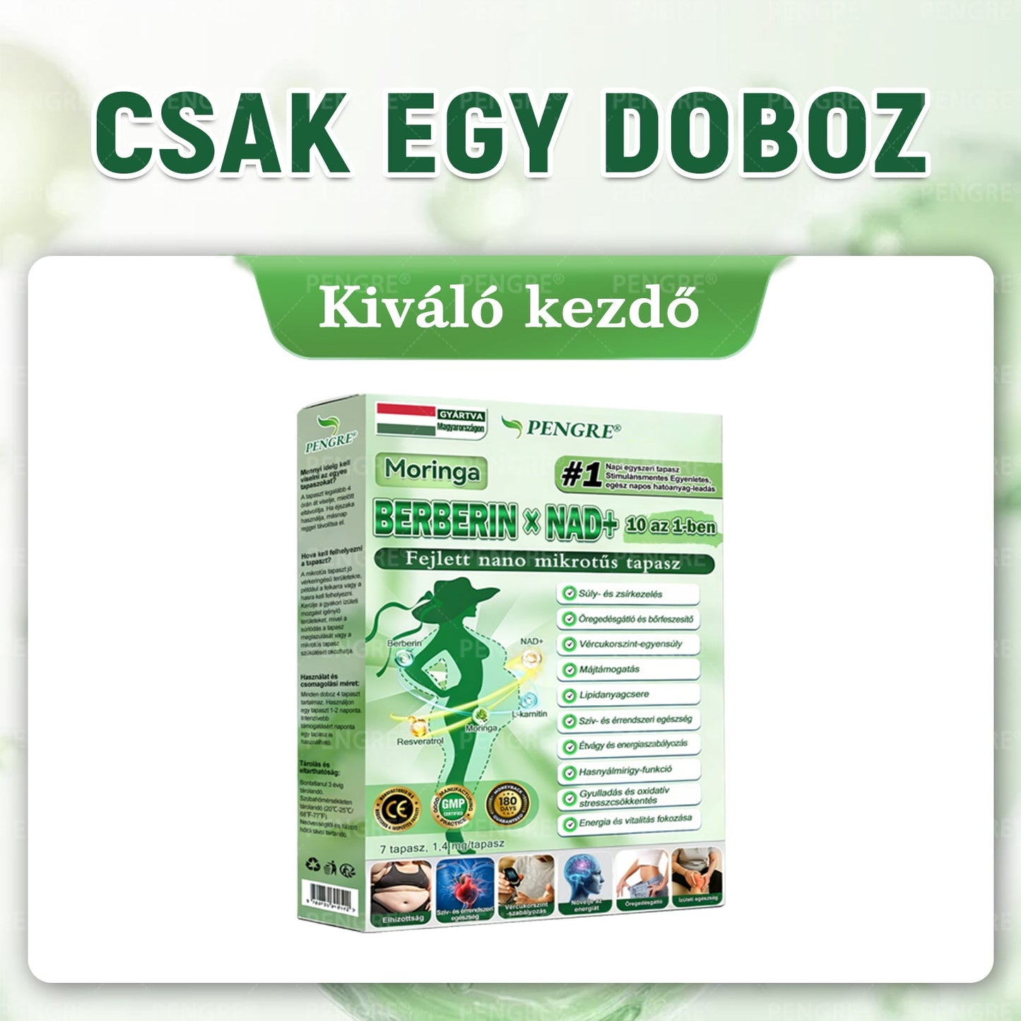 🌷𝐏𝐄𝐍𝑮𝑹𝐄® 𝗠𝗼𝗿𝗶𝗻𝗴𝗮 × 𝗕𝗲𝗿𝗯𝗲𝗿𝗶𝗻𝗲 × 𝗔𝗠𝗣𝗞 𝟭𝟬-𝗶𝗻-𝟭 𝗠𝗲𝘁𝗮𝗯𝗼𝗹𝗶𝗰 𝗦𝘂𝗽𝗽𝗼𝗿𝘁 𝗡𝗮𝗻𝗼 𝗠𝗶𝗰𝗿𝗼𝗻𝗲𝗲𝗱𝗹𝗲 𝗣𝗮𝘁𝗰𝗵 🇭🇺 (𝐍𝐚𝐩𝐨𝐧𝐭𝐚 𝐜𝐬𝐚𝐤 𝐞𝐠𝐲𝐬𝐳𝐞𝐫, 𝐥𝐚́𝐭𝐡𝐚𝐭𝐨́ 𝐯𝐚́𝐥𝐭𝐨𝐳𝐚́𝐬𝐨𝐤 𝐦𝐚́𝐫 𝟕 𝐧𝐚𝐩 𝐚𝐥𝐚𝐭𝐭) ✅ 𝐄𝐥𝐡𝐢́𝐳𝐚́𝐬𝐫𝐚, 𝐜𝐮𝐤𝐨𝐫𝐛𝐞𝐭𝐞𝐠𝐬𝐞́𝐠𝐫𝐞, 𝐚𝐥𝐯𝐚́𝐬𝐢 𝐚𝐩𝐧𝐨𝐞́𝐫𝐚, 𝐢́𝐳𝐮̈𝐥𝐞𝐭𝐢 𝐩𝐫𝐨𝐛𝐥𝐞́𝐦𝐚́𝐤𝐫𝐚 𝐞́𝐬 𝐦𝐞́𝐠 𝐬𝐨𝐤 𝐦𝐚́𝐬𝐫𝐚 🔥🔥