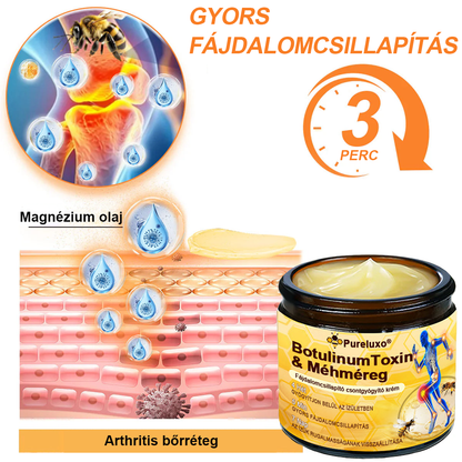 🦴Pureluxo® Botulinum Toxin és Méhméreg Fájdalomcsillapító Csontgyógyító Krém🐝 🔥(Kifejezetten időseknek & ortopéd szakorvosok ajánlásával)🦴🦴🦴
