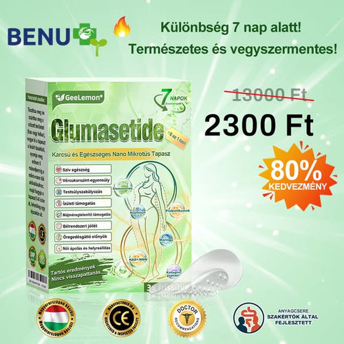 A🇭🇺Európai egészségügyi előírásoknak megfelelő · 👩‍⚕️Orvosi szakértők által ajánlott termék| 🎁 Pureluxo® Glumasetide 8 az 1-ben Karcsú és Egészséges Nano Mikrotűs Tapasz🎄🎄🎄