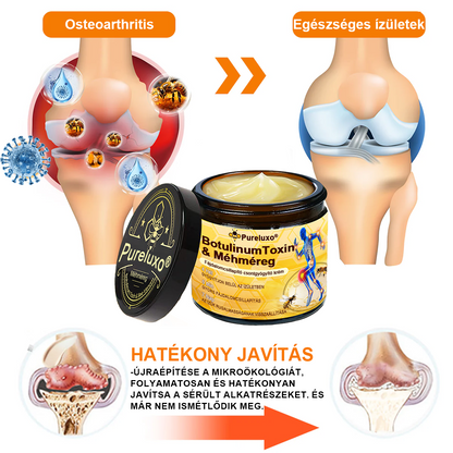 🦴Pureluxo® Botulinum Toxin és Méhméreg Fájdalomcsillapító Csontgyógyító Krém🐝 🔥(Kifejezetten időseknek & ortopéd szakorvosok ajánlásával)🦴🦴🦴