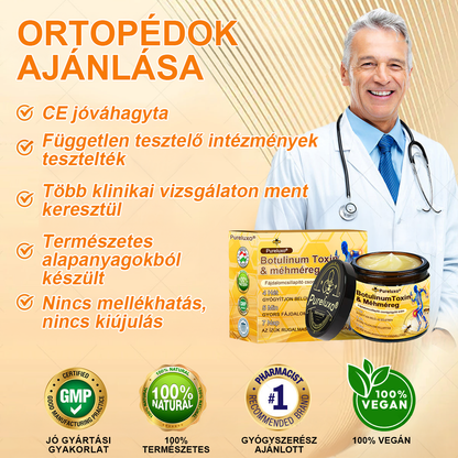 🦴Pureluxo® Botulinum Toxin és Méhméreg Fájdalomcsillapító Csontgyógyító Krém🐝 🔥(Kifejezetten időseknek & ortopéd szakorvosok ajánlásával)🦴🦴🦴