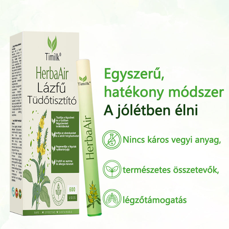 Timilk® HerbaAir Tüdőtisztító Mullein-permet🌲✅️✅️✅️