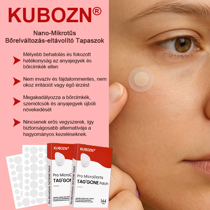 KUBOZN® Nano-mikrotűs bőrcímke-eltávolító tapaszok✨✨