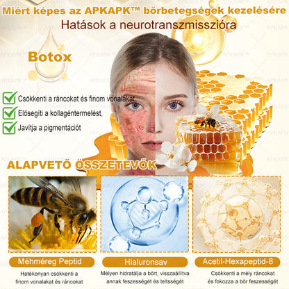 🎁🧡APKAPK®  Méhméreg krém a bőr megújítására 🐝 segít megoldani olyan bőrproblémákat, mint: ráncok, hegek, pigmentfoltok, striák, akné, pikkelysömör, ekcéma, bőrelváltozások, irritációk, gyulladások és egyéb bőrpanaszok.🧡🐝🐝