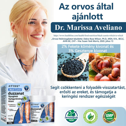 💧ATTDX® Növényi ödéma enyhítő krém nigellával💧💧💧