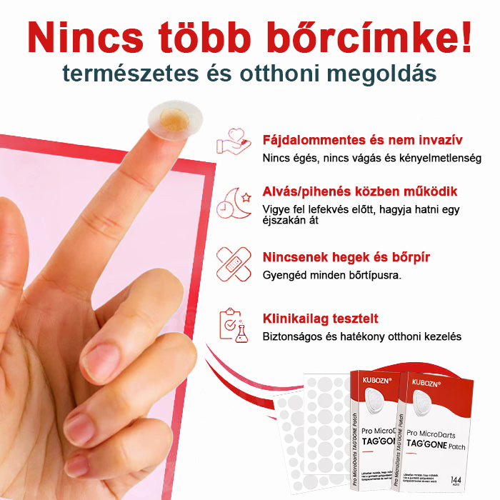 KUBOZN® Nano-mikrotűs bőrcímke-eltávolító tapaszok✨✨