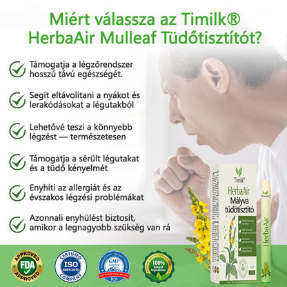 Timilk® HerbaAir Mullein tüdőtisztító💖