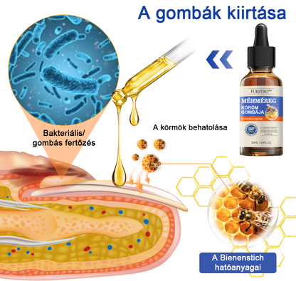 👣🐝🐝Furzero™ Méhméreg Körömgomba Kezelőoldat: Teljes megoldás a körömgomba problémájára🌟👣👣